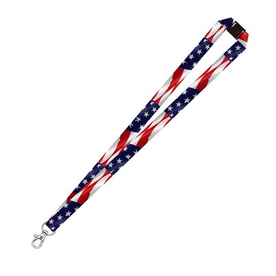 1/2" Safety Breakaway Full Color Lanyard